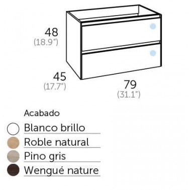 Mueble de Baño IKARO 80