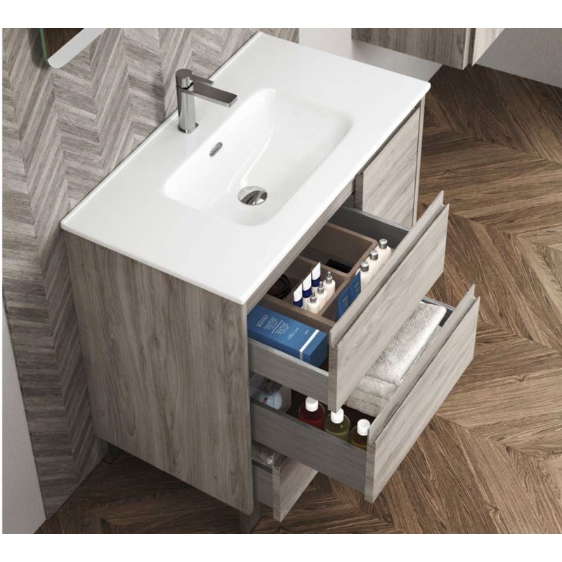 Mueble de Baño CERVINO 80 3C + 1P