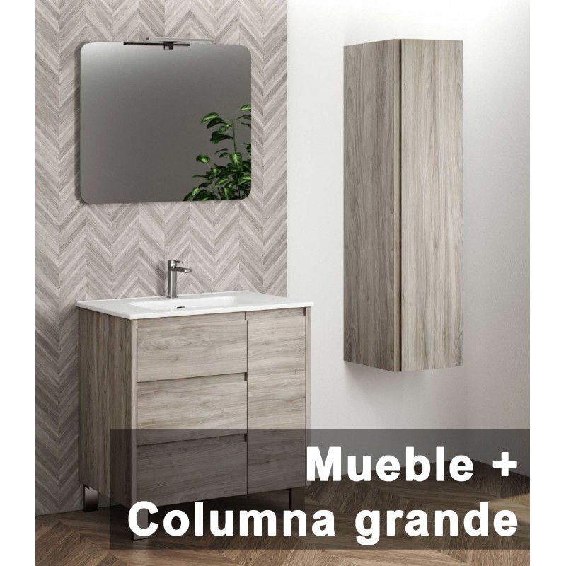 Mueble de Baño CERVINO 80 3C + 1P