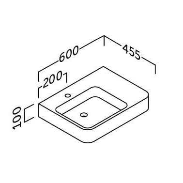 Mueble de Baño STRIP 100 1C