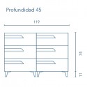  Mueble de Baño VIMALI 120 (60+60) 6C