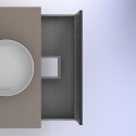 Mueble de baño con lavabo sobre encimera YOKO TOP de 80 cm