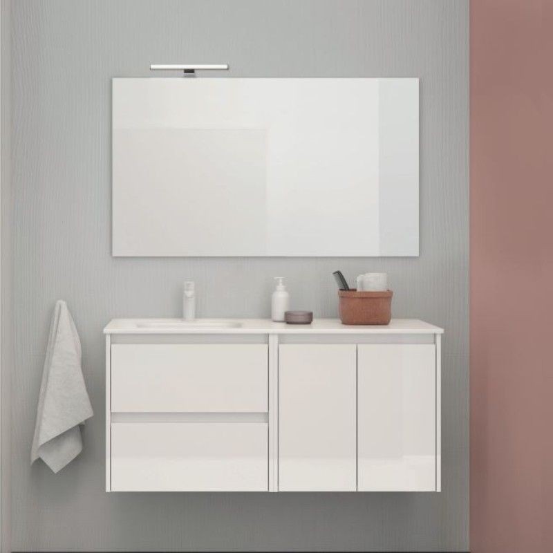 Mueble De Ba O Modelo Sansa Cm Con Puertas Suspendidos