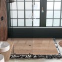 Plato de ducha de resina decorado madera AMAZONAS
