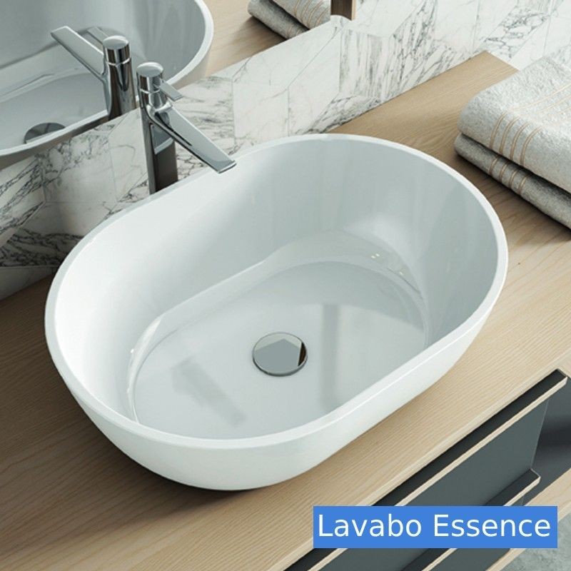 Mueble de Baño GRANADA 80 con lavabo sobre encimera