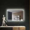 Espejo cuadrado con Luz modelo FRANCIA