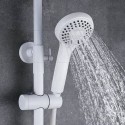 Conjunto de ducha termostático KENT blanco mate