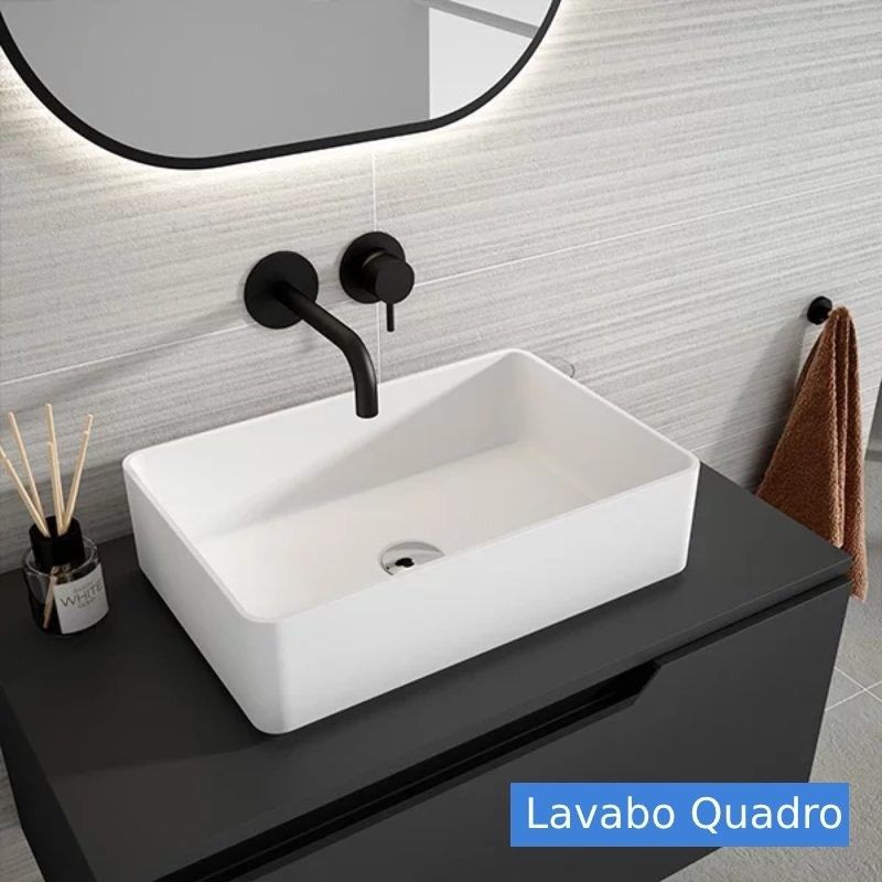 Mueble de Baño GRANADA 80 2 cajones sobre encimera