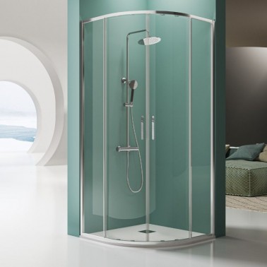 Mampara de ducha modelo Aqua xc70 semicircular