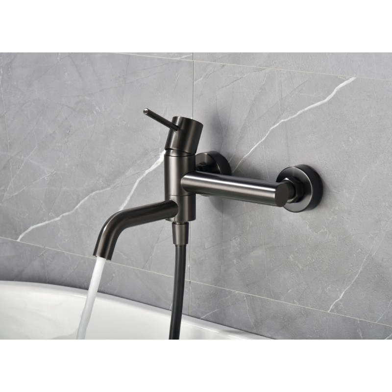 Grifo para baño y ducha MONZA monomando BLACK GUN METAL