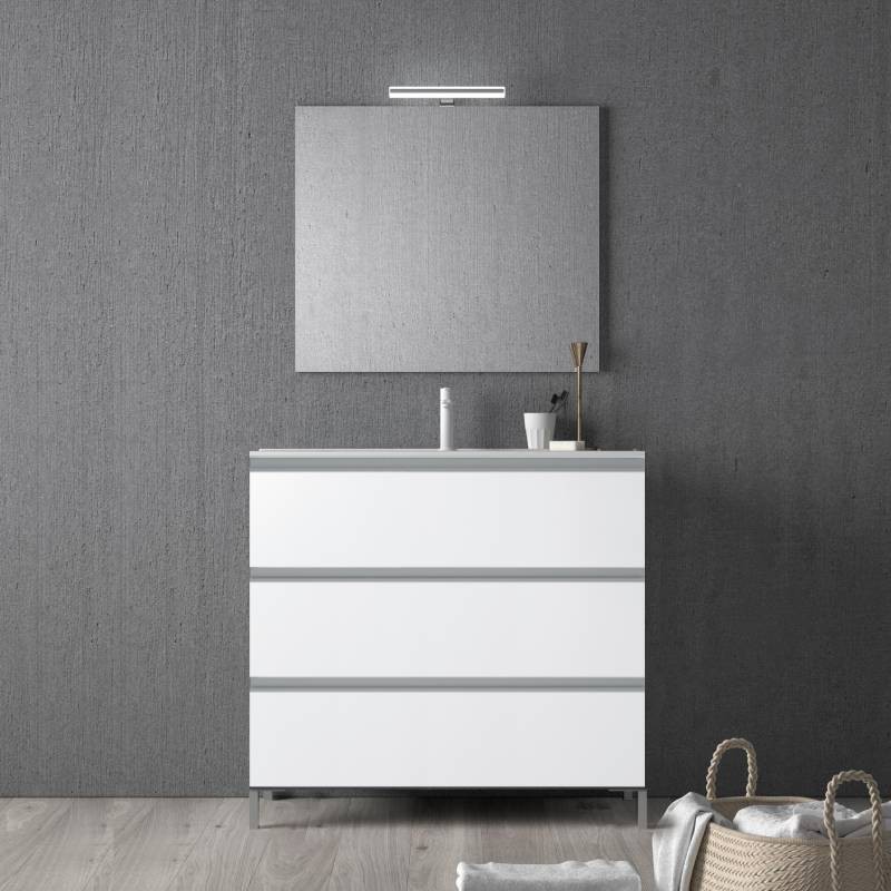 Mueble de baño Carmen 70 3 cajones con patas