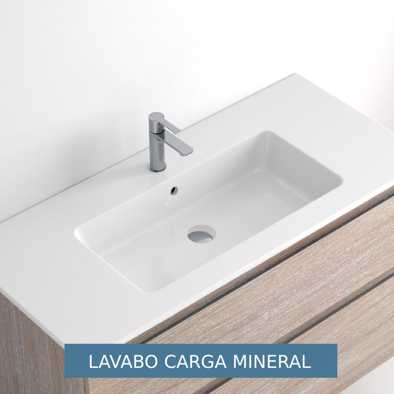 Mueble de baño Carmen 70 3 cajones con patas