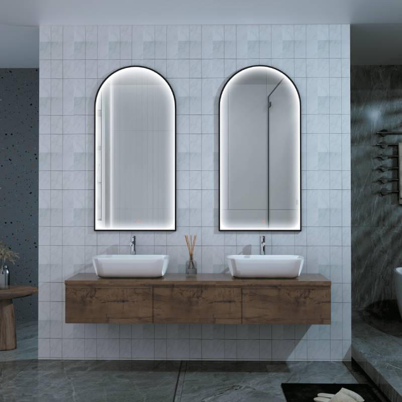 Espejo baño capilla con luz perimetral ROMA