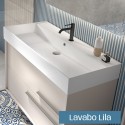 Mueble de baño INDICO 100 monocolor lacado