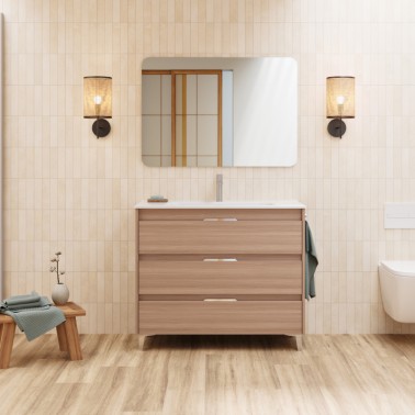 Mueble de baño SUKI de 100 cm 3 cajones