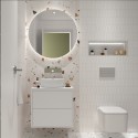 Mueble de Baño OPTIMUS 60 2C con lavabo sobre encimera