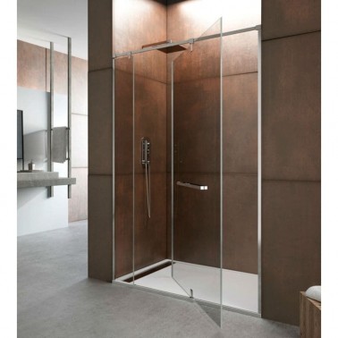 Mampara de ducha GIRO 360º  1 fijo + 1 puerta